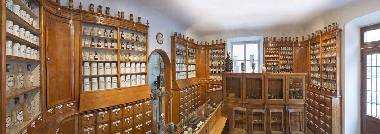 germany radolfzell salesroom of historical pharmacy at municipal museum SHF01959
